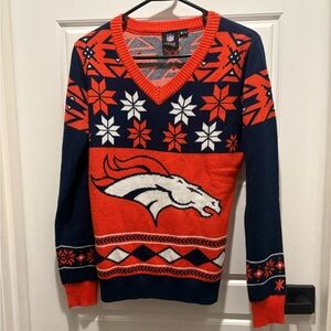 NFL Denver Broncos Christmas Sweater - size adult Medium